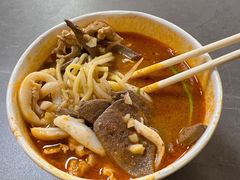 鱿鱼+猪肝+瘦肉沙茶面-四里沙茶面(湖滨四里店)