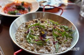 Black Truffle Mushroom Beef Risotto