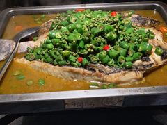 -探鱼·鲜青椒爽麻烤鱼(北京路天河城店)