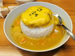 芝士牛肉汉堡咖喱饭-红小满休闲餐厅(十全街店)