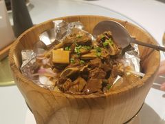 桑拿石烹葱香牛排-武夷山德懋堂度假村·五观堂餐厅