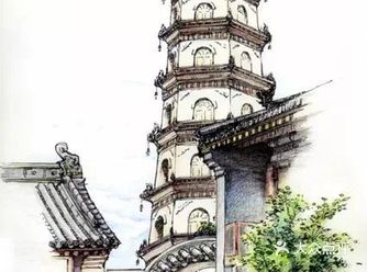 这样的彩铅风景画也太美了