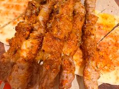 一把羊肉串配现烤馕-西贝(上海中心店)