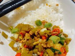 酸豆角炒肉末-湘西小馆(滨河路店)