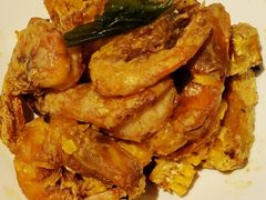 咸蛋黄黑南瓜玉米焗虾-港丽餐厅(高德置地店)