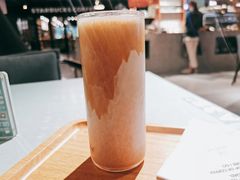 黑糖燕麦冰拿铁-sugarman espresso素饮糖人高新咖啡工厂