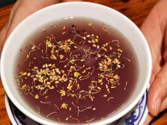 水晶桂花羹（热藕粉）-八月美食小馆(银泰城总店)