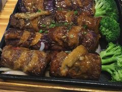 铁板烧汁茄子-粤港餐厅(禹州商业广场店)
