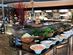自助取餐区-广州希尔顿逸林酒店-OPEN開·全日制餐厅·海鲜·小火锅·自助餐(东风路店)