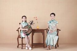 -时光纪亲子全家福照相馆(静安店母女写真父母纪念照)
