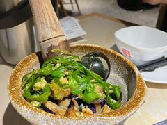 擂辣椒茄子皮蛋-大碗先生(万家丽店)