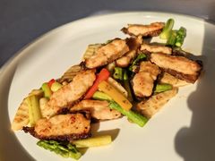 淮山芦笋煎炒羊肚菌-禧宴Joyous Restaurant(禧园店)