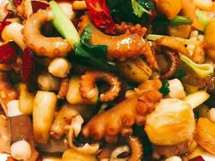 蒜仔炒八爪鱼-小郭私房菜·海肠捞饭店(学士街店)