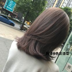  然后洗了一个月 也超级好看 （亚麻灰 不会掉黄色的哦！）-意念造型