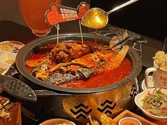 -探鱼·鲜青椒爽麻烤鱼(西南商都店)