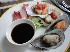 鱼生扇贝青口贝-裕元花园酒店