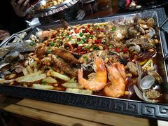 -东来菜馆•手抓海鲜家常菜•海鲜锅贴(鸽子窝店)