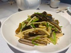 茭白炒现划鳝丝-玫瑰厅上海菜(兴国路店)