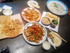 虾酱卷子-渔民船说·北塘海鲜·天津菜·海肠捞饭(北塘古镇店)