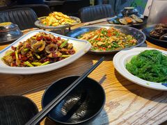 辣炒花甲-嘎嘎鸭脑壳江湖菜(五里店)
