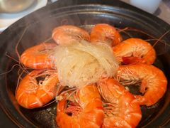 粉丝焗活虾-吕氏焗小鲜•花园餐厅(八大关店)