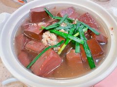 韭菜扒猪红-点都德(盘福楼店)