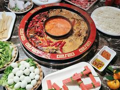 番茄鸳鸯锅-蜀辣居鲜货老火锅(红牌楼店)