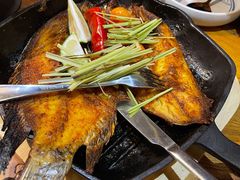 香茅草烤罗非鱼-云海肴·汽锅鸡·云南菜(天津国金汇店)