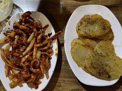 烤鱿鱼-炙热童年·老北京炙子烤肉(南锣鼓巷店)