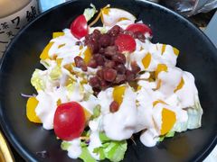 黄桃沙拉-猪啊牛呀羊啊铜盘烤肉(正大广场店)