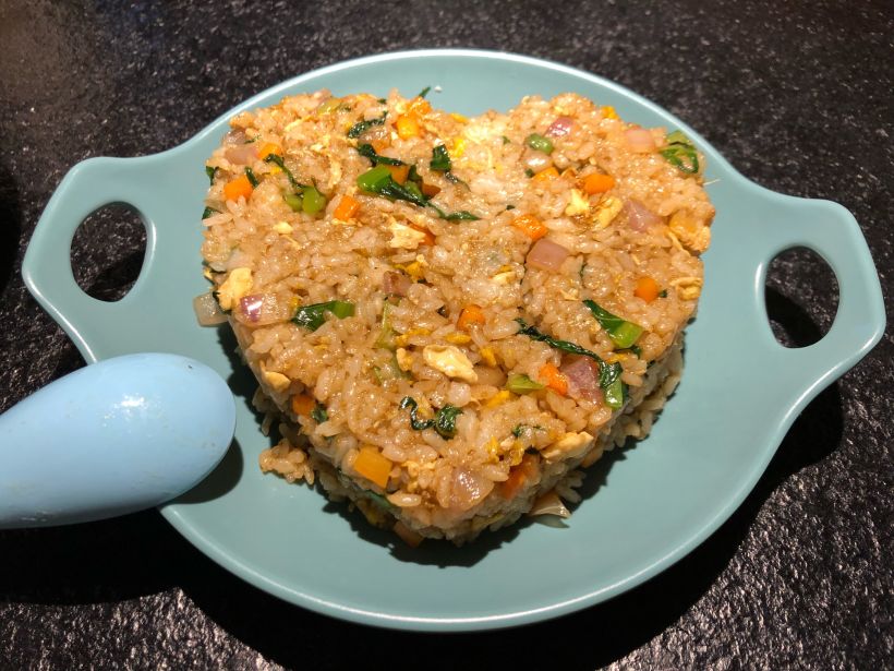 爱心蛋炒饭