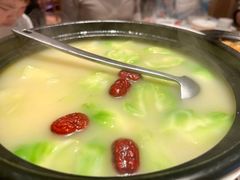 儿菜酥肉丸子汤-鸡毛店·川菜(文殊院店)