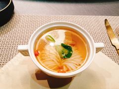 林芝鲜松茸響螺豆花汤-鱼桥巷·美学川菜