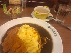 炸猪排咖喱蛋包饭-COCO壱番屋(北京平安国际金融中心店)