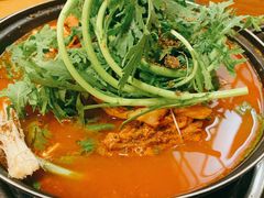 土豆排骨火锅-喇喇排骨火锅·传统韩式脊骨汤(望京西园总店)