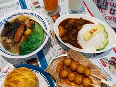 咖喱揸腩饭-敏华冰厅(平安金融中心店)