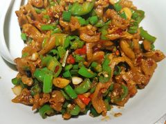 豆豉辣椒炒油渣-吃饭皇帝大(合生汇店)