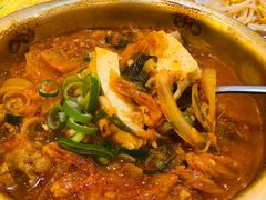 猪颈肉泡菜汤-金北顺大锅家(신사본점)