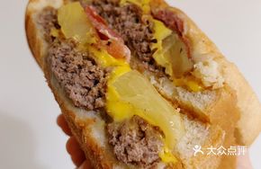 Beef Bacon Pineapple Sandwich