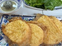 鸡蛋炸馒头片-大槐树烤肉馆