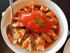 花雕肉碎蒸膏蟹-广州柏悦酒店·悦景轩·粤菜餐厅