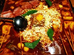 芝士火山炒年糕-包装马车·韩国料理·포장마차