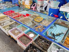 -霞涌市场海鲜摆卖区
