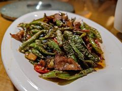 青椒炒回锅肉-蜀宴小调·精致家常菜(科华店)