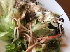 蟹肉温泉蛋沙拉-中国书法大厦日本料理