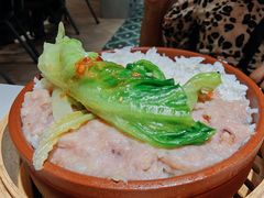 章鱼马蹄剁肉饼钵仔饭-喜势点·糖沙翁手工茶点·本地人茶居(永庆坊店)