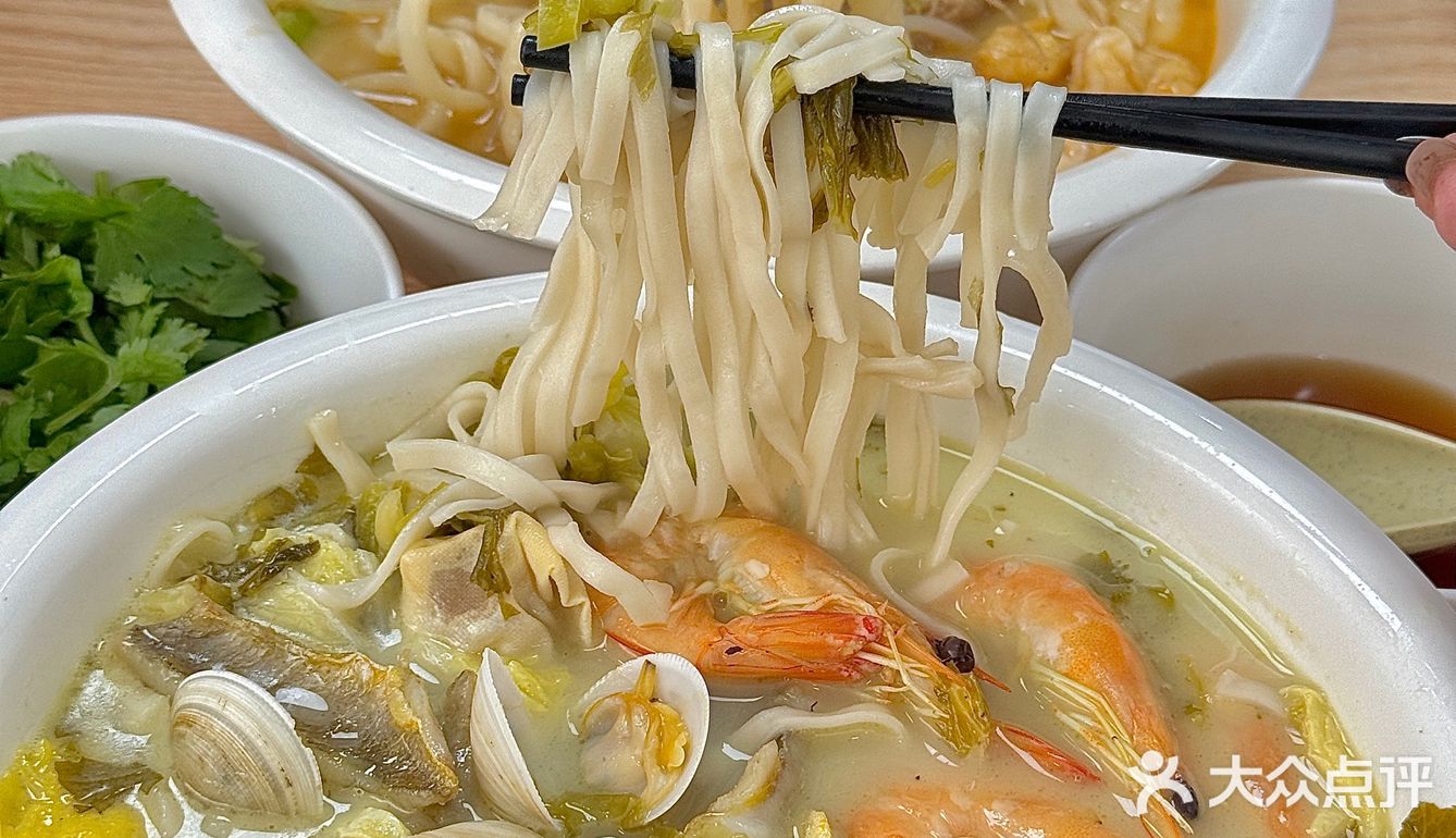 在宁波！去了5678次的海鲜面店！！