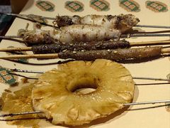 烤菠萝-蚝堡海鲜·威海菜·海肠捞饭·烧烤·亚洲吃蚝公司(幸福门店)