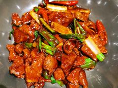 青蒜砂锅焗猪肝-和记小菜(东方店)