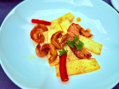 虾子茭白爆黑豚肉-临江宴(陆家嘴店)